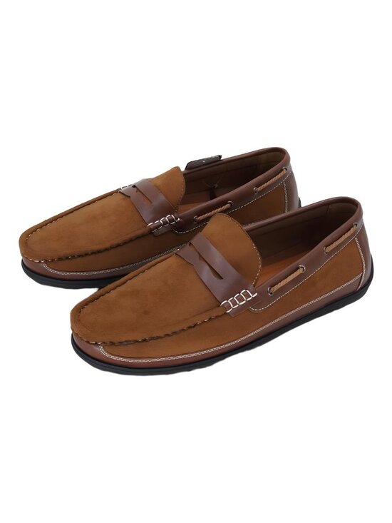 Aston Marc Men\'s Penny Driving Loafer Shoe Tan Sz US 12M EU 46 main image 4